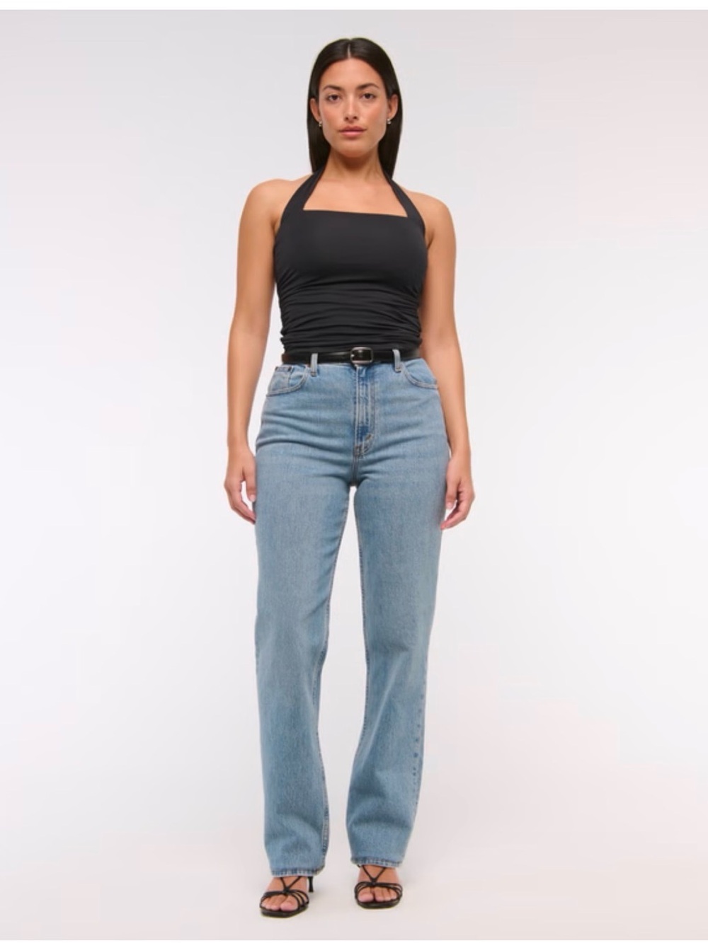 Abercrombie & Fitch the ‘90 straight ultra high rise jeans